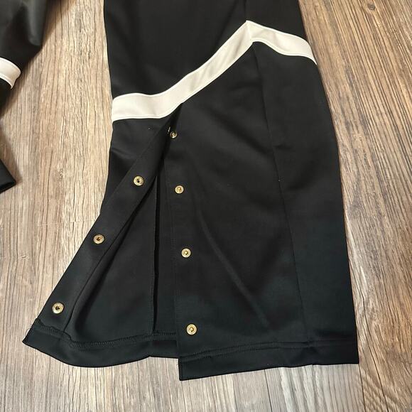 Jordan (Her)itage Women's Loose Fit Suit Pants Black Snap Detail Detail Size L - Picture 7 of 7